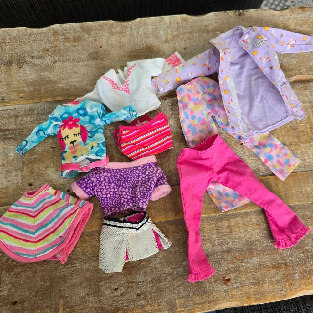 Vintage Barbie Doll Clothes Lot Dr Barbie‎ Lab Coat Pink Pants Skirts Mixed Set